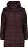 CMP Woman Jacket Zip Hood Quilted Coat with Detachable Hood (36K2126M) black berry mel.