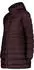 CMP Woman Jacket Zip Hood Quilted Coat with Detachable Hood (36K2126M) black berry mel.