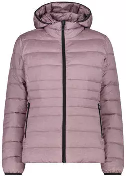 CMP Woman Jacket Zip Hood Gesteppter Mantel mit abnehmbarer Kapuze (36K2116M) soft pink mel.