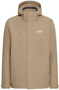 Jack Wolfskin Stonelite 3in1 Jacket Men Wasserdichte 3-in-1 Jacke (A66473) hazel wood