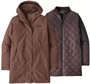 Patagonia Heyes Peak 3-in-1 Parka Daunenparka (21010-BRMB) berm brown