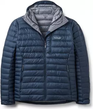 Rab Microlight Alpine Down Hooded Jacket galaxy blue