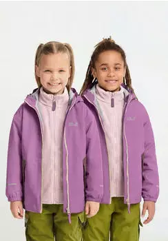 Jack Wolfskin Iceland 3in1 Jkt K Funktionsjacke (A66160H0133) vivid orchid