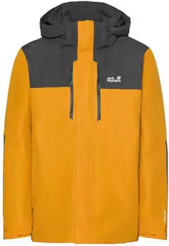Jack Wolfskin Jasper Pro 3in1 Doppeljacke (A66293) schwarz/gelb