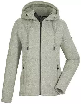 Killtec KOW 41 WMN KNTFLC JCKT Strickfleecejacke mit Teddyfutter (44471-000) graugr&uuml;n