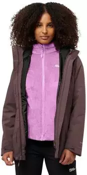 Jack Wolfskin Rotwand 3in1 Jacket Women Wasserdichte 3-in-1 Jacke Damen purple (A60333_I0159)