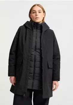 Jack Wolfskin Nabur 3in1 Coat Women Wasserdichter Isolierender 3-in-1 Mantel Damen black (A66201_6000)