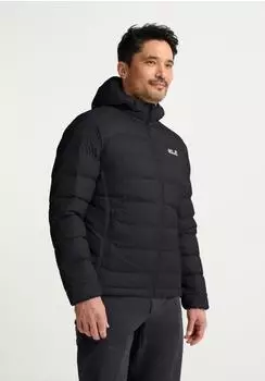 Jack Wolfskin Wild Pass Down Hoody Men Winddichte Daunenjacke mit 3-in1- System Herren black (A66298_6000)