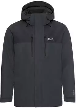 Jack Wolfskin Jasper Pro 2l Jacket Wasserdichte Jacke mit 3-in-1 System Herren grey (A66294_6350)