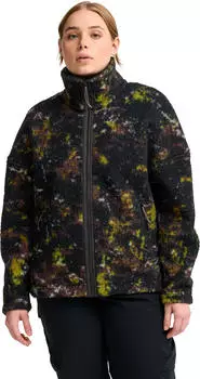 Jack Wolfskin Stone Lite Aop Jacket Women Warme Fleecejacke Midlayer Damen allover print lue (A65205_T0580)
