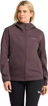 Jack Wolfskin Windhain 2 Hoody Women Winddichte Softshelljacke mit Kapuze Damen purple (A66370_I0159)