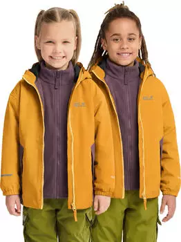 Jack Wolfskin Iceland 3in1 Jacket Kids Wasserdichte 3-in-1 Jacke Kinder yellow (A66160_M0119)
