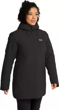 Jack Wolfskin Heidelstein 2 Ins Jacket Women Wasserdichte Isolationsjacke mit Kapuze Damen black (A66376_6000)