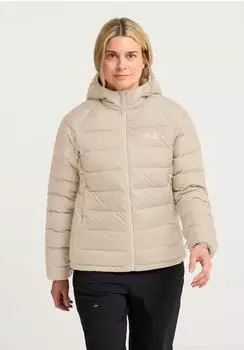 Jack Wolfskin Wild Pass Down Hoody Women Winddichte Daunenjacke mit 3-in-1 System Damen beige (A66374_A0084)