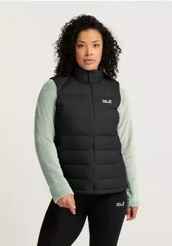 Jack Wolfskin Wild Pass Down Vest Women Warme Fleeceweste Midlayer 3-in-1 System Damen black (A66401_6000)