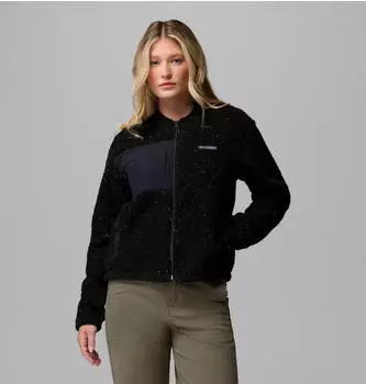 Columbia Stellar Path Fleece Bomber Full Zip Fleece Jacket (2136263) black