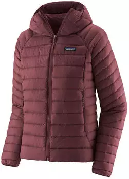 Patagonia Women's Down Sweater Hoody (84712) dark ruby