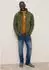 KangaROOS Fleecejacke Teddy Fleece mit Brusttaschen (22070208) dunkelgrün