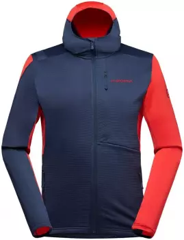 La Sportiva Chill Thermal Hoody Fleecejacke (ZAHF017-B46R24) night sky/mountain red
