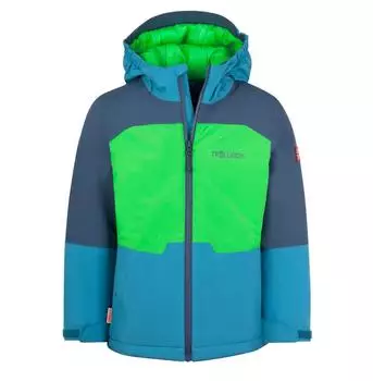 Trollkids Kids Fjell Running Jacke (675-356-122) fresh green/mystic blue/dark marine