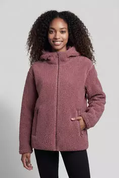 CMP Women's Jacket Fix Hood Bonded Teddy (35P3856) malow