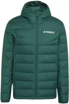 Adidas Terrex Multi Daunenjacke CLIMAWARM Kapuze leicht Collegiate Green (KG0019)