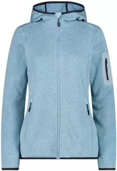 CMP Woman Fleece Jacket Fix Hood (3H19826) cool blue-sky
