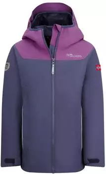 Trollkids 611-111 Kinder-Jacke violet blue/mallow pink