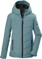 Steppjacke KILLTEC "KOW 220 GRLS QLTD JCKT", M&auml;dchen, Gr. 164, blau (aquablau),