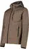 CMP Melierte Softshell-Herrenjacke mit abnehmbarer Kapuze (3A01787N-M) teak mel.
