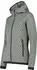 CMP Women's Knit Tech gepunktete Fleece-Jacke (33H1966) mineral-bianco/grau