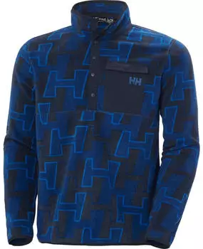 Helly Hansen Maridalen Printed Fleece Unterjacke (63429) dark blue monogram aop