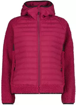 CMP Woman Jacket Hybrid Fix Hood (36P1446) amaranto