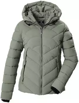 Killtec KOW 13 WMN QLTD JCKT Wasserabweisende Steppjacke mit weitenregulierbarer Kapuze (70556007) tannengrün