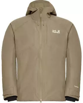 Jack Wolfskin Icecape 2L Down Ins Daunenjacke Herren RDS (A65299_A0082) hazel wood
