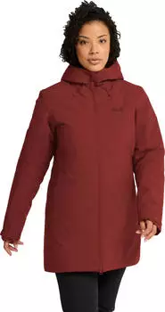 Jack Wolfskin Azura Summit Ins Coat W / Heidelstein 2 Ins Jkt W Winterjacke mit Kapuze (A66376-J0211) merlot