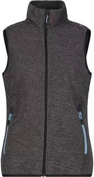 CMP Damenweste aus Knit-Tech-Fleece (3H55766A) antracite-cool blue