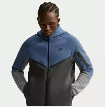 Nike Tech Full-Zip Windrunner Hoodie (HV0949) new slate/anthracite/cool grey/black