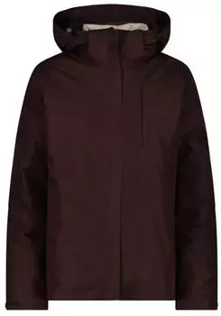 CMP Damen 3-in-1-Jacke aus Taslan (36Z2036D) black berry