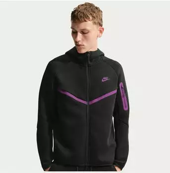 Nike Tech Full-Zip Windrunner Hoodie (HV0949) black/viotech