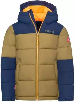Trollkids Kids Narvik Jacket PRO (604) spruce green