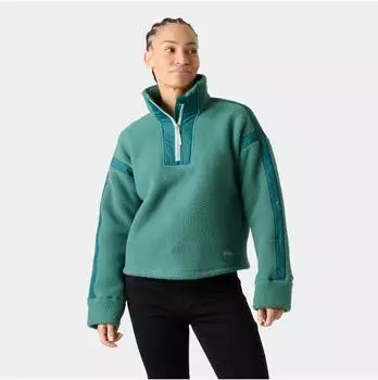 Helly Hansen W Imperial Pile Zip Pullover Fleeceshirt (49581-494) opal green