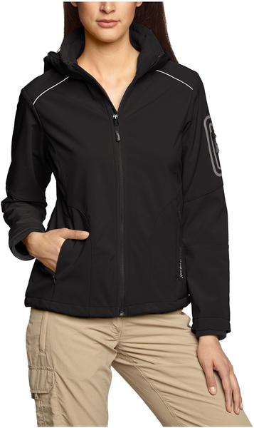 CMP Women Softshell Jacket Zip Hood (3A05396) Nero