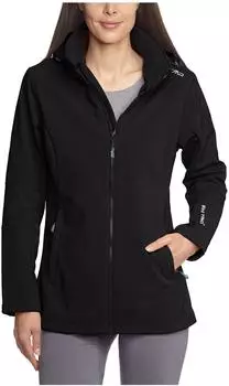 CMP Campagnolo CMP Woman Softshell Jacket Zip Hood (3A22226) Nero