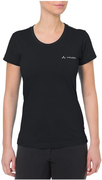 VAUDE Women's Brand Short Sleeve Shirt black
