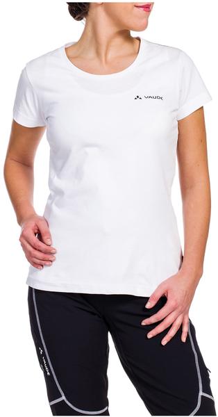 VAUDE Women's Brand Short Sleeve Shirt white