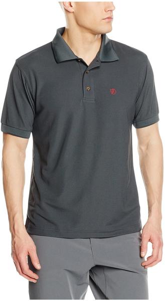 Fjällräven Crowley Piqué Polo Shirt grau/schwarz/oliv