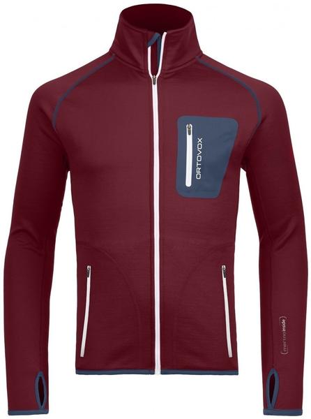 Ortovox Merino Fleece Jacket Men dark blood