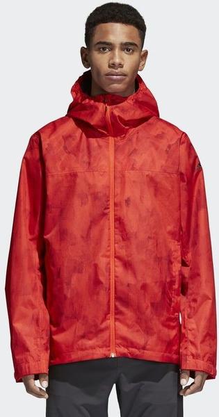 Adidas Wandertag Allover Print Jacke hi-res red