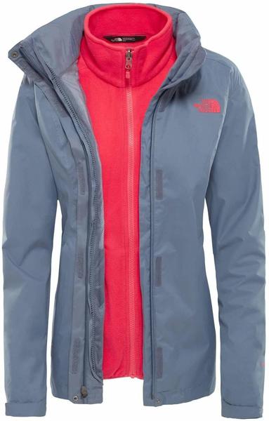 The North Face Damen Evolve II Triclimate grisaille grey/atomic pink